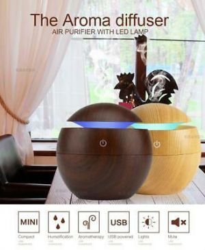 all for home and garden Home Fragrances Intelligent LED Humidifier Essential Oil Diffuser Aroma Aromatherapy Purifier