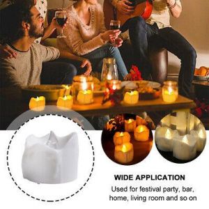 9pcs/Set Battery Powered LED Candle Light Flameless Flickering Home Christmas