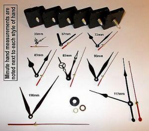 Replacement Quartz Clock Mechanism, Multiple Movement / Hands, DIY Repair Kit