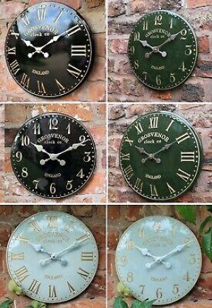 all for home and garden CLOCKS Outdoor indoor Garden Wall Station Church Clock Tower Clock Hand Painted