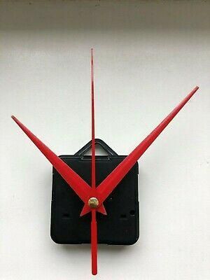 all for home and garden CLOCKS Clock Movement - Red Quartz Sweeping Hands - AA Battery Powered - Mechanism UK
