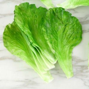 all for home and garden Decorative Fruit & Vegetables Artificial Lettuce Leaves Simulation Fake Lifelike Vegetable Kitchen Party Decor