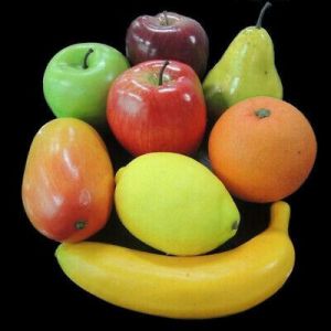 all for home and garden Decorative Fruit & Vegetables Artificial Fruit Plastic Fake Variety Food Lifelike Home Kitchen Display Decor