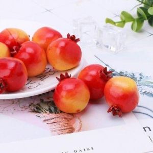 20x Mini Lifelike Pomegranate Decorative Artificial Fake Fruit Home Decor Craft