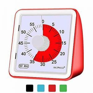 60 Minute Visual TimerClassroom Countdown ClockSilent Timer for Kids and Adul...