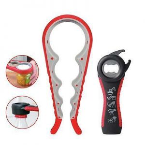 Easy Jar Bottle Opener Kit, 5in1 and 4in1 Multi Jar Openers to Use for Children