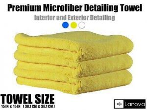 Microfiber Cleaning Cloth Towel Rag Premium Car Polishing No Scratch Detailing