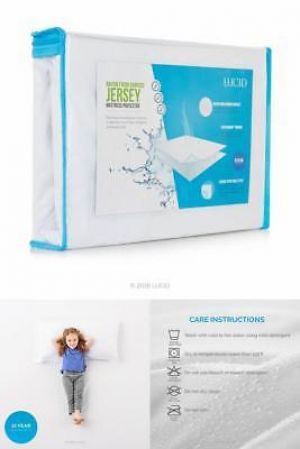 all for home and garden Bedding Waterproof Mattress Protector Queen Size Matress Bed Cover Deep Pocket Perfect