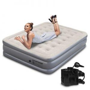 Inflatable Air Mattress with Pump Blow Up Air Bed Airbeds Guest Bed Queen Size