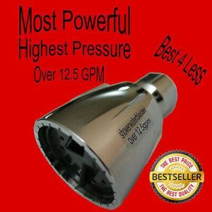 High Pressure Shower Head Over 12.5 gpm Most Powerful Best Seller Model swb-s3