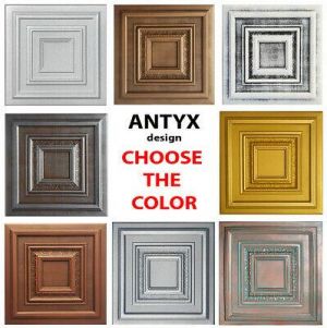 Ceiling Tiles, Glue Up, Foam - Faux Tin, Best Seller !!!  ANTYX 20" x 20"