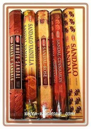 Hem Best Seller Sandalwood Lovers Incense Stick:  5 x 20 = 100 Sticks  Sandalo