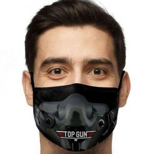 Top Gun Pilot Mask Polyester Face Mask (Medium)