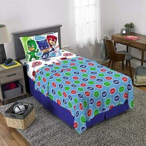Franco Kids Bedding Super Soft Sheet Set, 3 Piece Twin Size, PJ Masks