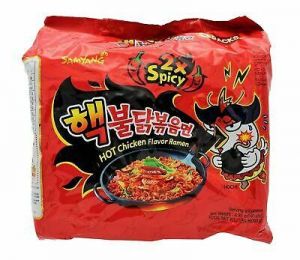 SAMYANG Korean Fire Challenge Buldak Noodle 2X Hot Spicy Chicken Flavor Ramen